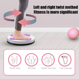Twister Board for Exercise Waist Twisting Disc with Handles Magnet Balance Board Home Aerobic Exercise Fitness Equipment
