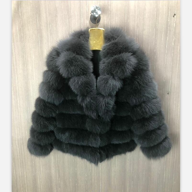 Fox Fur Fashion Luxury Coat