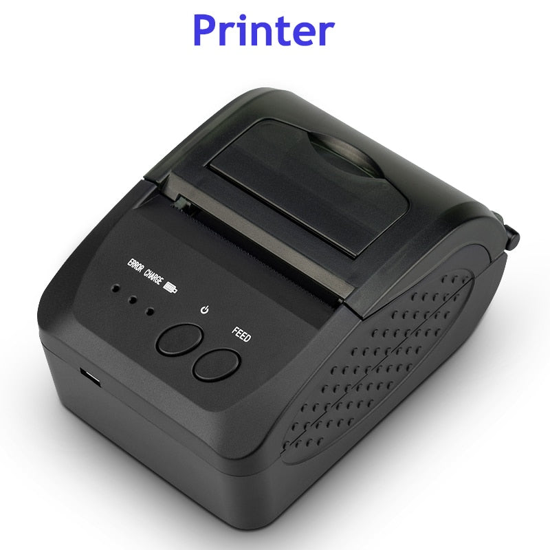 Pocket Mini Bluetooth Thermal Printer 58mm Pos Receipt Portable Ticket Wireless Printer Bill Machine For Android iOS Windows