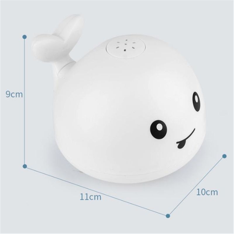 Baby Light Up Bath Tub Toys Whale Water Sprinkler Pool Toys for Toddlers Infants Kids