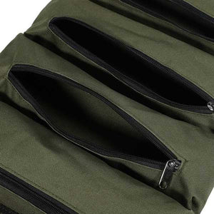 Hot Sale Roll Tool Roll Multi-Purpose Tool Roll Up Bag Wrench Roll Pouch Hanging Tool Zipper Carrier Tote