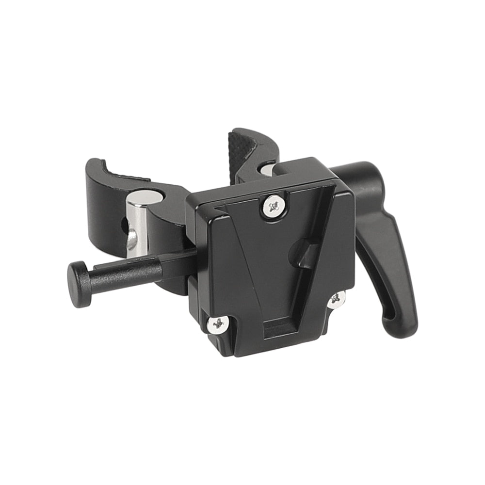Kayulin Super Crab Clamp With Universal V-Lock Mount Quick Release Adapter For DSLR Camera Battery Photo Studio Accessory