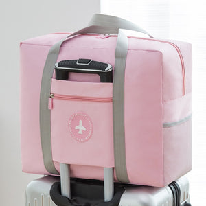 New Women Trolley Case Boarding Bag Large Capacity Folding Travel Bag Organizer Clothing Storage Bag Abroad Luggage Sorting Bag
