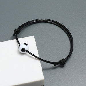 HXMENG Simple Football Fans Souvenir Bracelet Fashion Sports Hand Accessories Gifts Male And Female Bangles Bracelets Jewelry