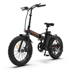 AOSTIRMOTOR A20 Folding Ebike 500W Electric Mountain Bike 20in Tire 36V 13Ah Battery Beach Electric Bicycle Fat Bike For Adult
