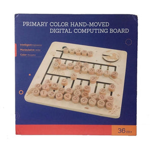 Educational Wood Math Toys For Children  Wooden Montessori Materials Learning Numbers Matching Game Mathematics Montessori Toys
