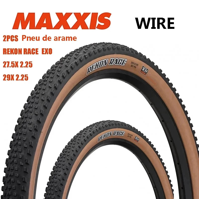2PCS MAXXIS Tire REKON RACE 27.5X2.25/29X2.25 MAXXIS 29 MTB Bike Off-road Downhill Tires EXO Steel Wire Mountain Bicycle Tyres