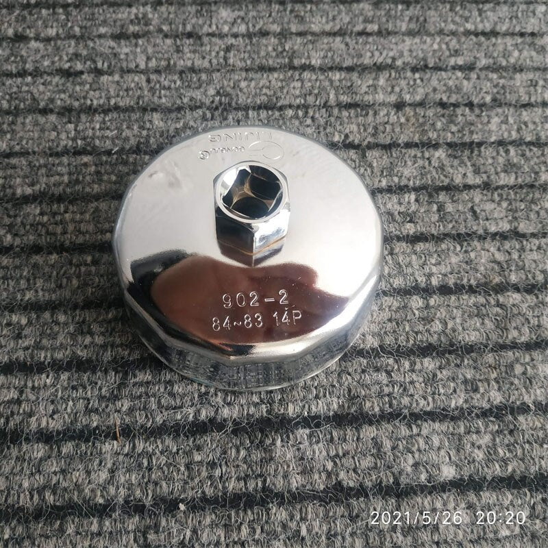 901 ~ 915 Oil Filter Wrench 1/2" Square Drive  64mm - 101mm Cap Oil Filter Wrench Socket Car Hand Remover Tool