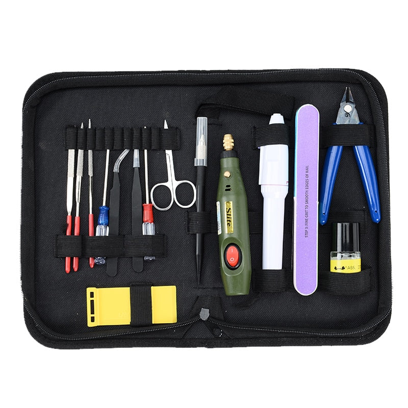 New Model Building Tools For Gundam Tools Hobby Military Model DIY Accessories Grinding Cutting Mat Polishing Tools Set(no glue)