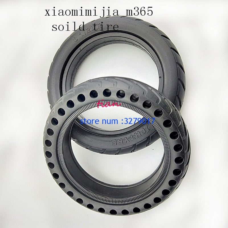 Xiaomi Mijia M365 Scooter Solid Tire Skateboard Tyre Wheels 8 1/2X2 for Xiaomi Electric Skate Board Avoid Pneumatic Tyre Upgrad