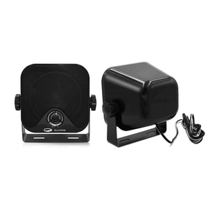 4 inch 100W Waterproof Boat Marine Box Outdoor Speakers Surface Mounted For ATV UTV Golf Cart Tractor Powersports Truck Yacht
