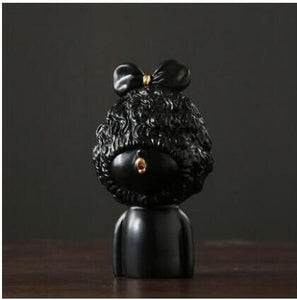 European Resin Butterfly Boy Figurines Ornaments Kawaii Decor Home Room Table Head Statues Crafts Art Office Desktop Accessories