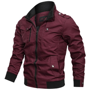 2022 Spring Autumn New Jacket Men Fashion Slim Bomber Windbreaker Jackets Coat Men&#39;s Clothing Tactics Military Casual Jacket Men