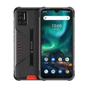 UMIDIGI BISON IP68/IP69K Waterproof Rugged Mobile Phone 48MP Matrix Quad Camera 6.3" FHD+ Display 6GB+128GB NFC Smartphone