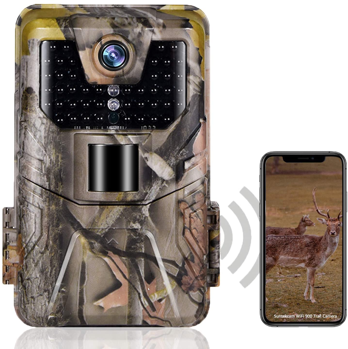 Wifi Hunting Cameras 940nm APP Surveillance Wireless Bluetooth Control Wifi900 1296P Night Vision Wildlife Photo Traps Camera