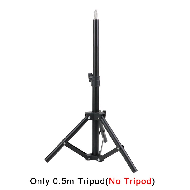 Dimmable E27 155W LED Lamp Bulb With Long Arm Holder Tripod Stand EU Photography Lighting For Live Stream Photo Studio Fill Lamp