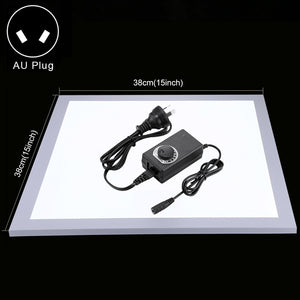 PULUZ 1200LM 15/15in/38x38 cm LED Photography Shadowless Bottom Light Lamp Panel Dimmable for 40cm Photo Studio Shoot Tent Box