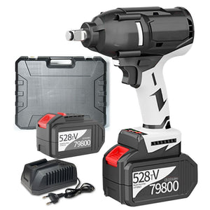 Cordless impact wrench 30000mah Electric Impact Wrench , 980N.m Max Torque, 3800rpm speed, Two-Direction Rocker Switch