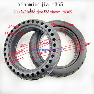 Xiaomi Mijia M365 Scooter Solid Tire Skateboard Tyre Wheels 8 1/2X2 for Xiaomi Electric Skate Board Avoid Pneumatic Tyre Upgrad