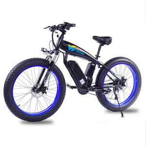 Electric Bicycle 1000 W Ebike 500 W 15A Battery 4.0 Fat Tire Snow Beach Cruiser Aluminum Alloy Mountain Bike 26 Inches