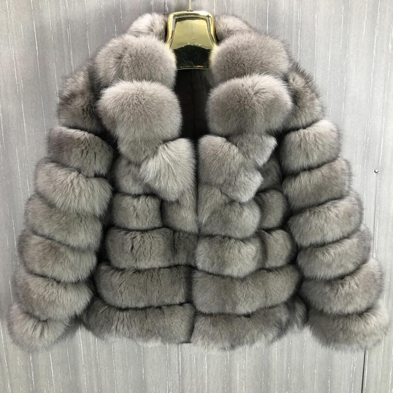 Fox Fur Fashion Luxury Coat