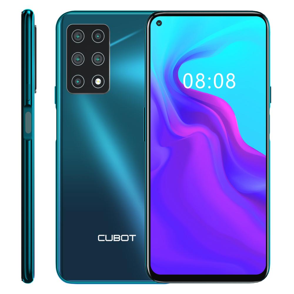 Cubot X30 Smart Phone 48MP Five Rear AI Camera 128GB/256GB Cellphone NFC  6.4" Fullview Display Android10 Cell Phone