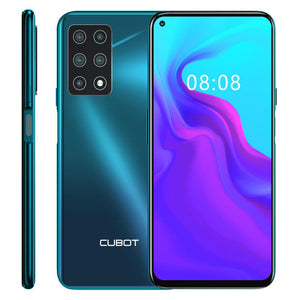 Cubot X30 Smart Phone 48MP Five Rear AI Camera 128GB/256GB Cellphone NFC  6.4" Fullview Display Android10 Cell Phone