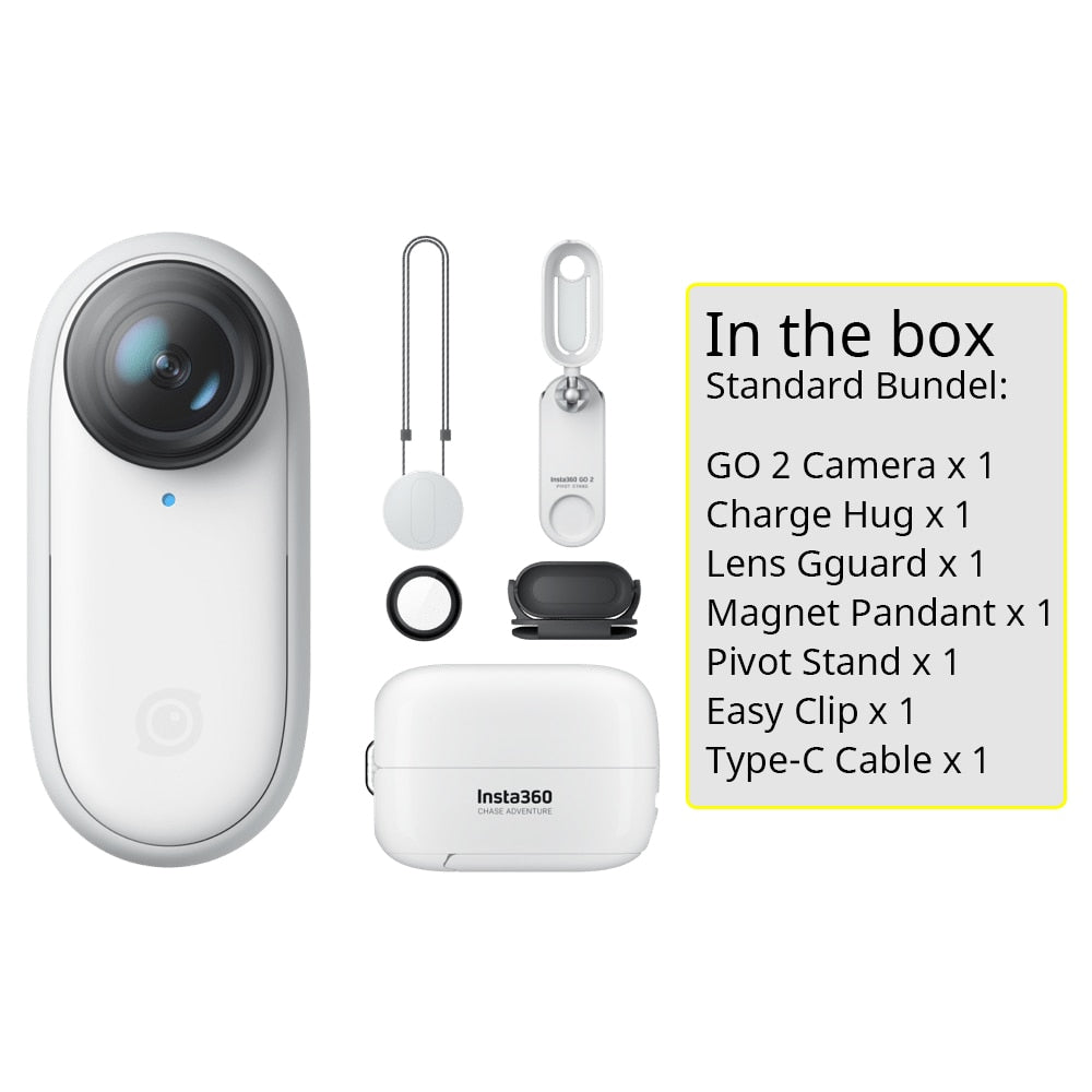 Insta360 GO 2 32G 64GB Small Action Camera Mini Sport Vlog Video Camera Insta360 Go 2 32G 64G Camera Go2 For IPhone and Android
