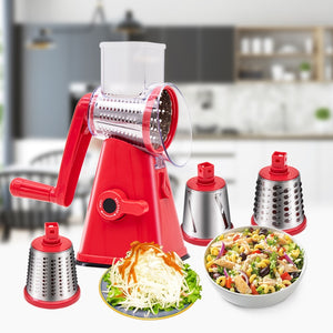 Kitchen Gadgets Manual Vegetable Cutter Slicer Kitchen Tools Multi-functional Round Mandoline Slicer Potato Cheese