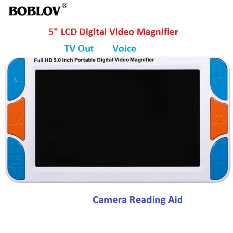 Eyoyo 5.0" inch LCD 3-48X portable Digital Magnifier lupa Electronic video Reading Aid Portable with HDMI 1080 i60 & AV Output