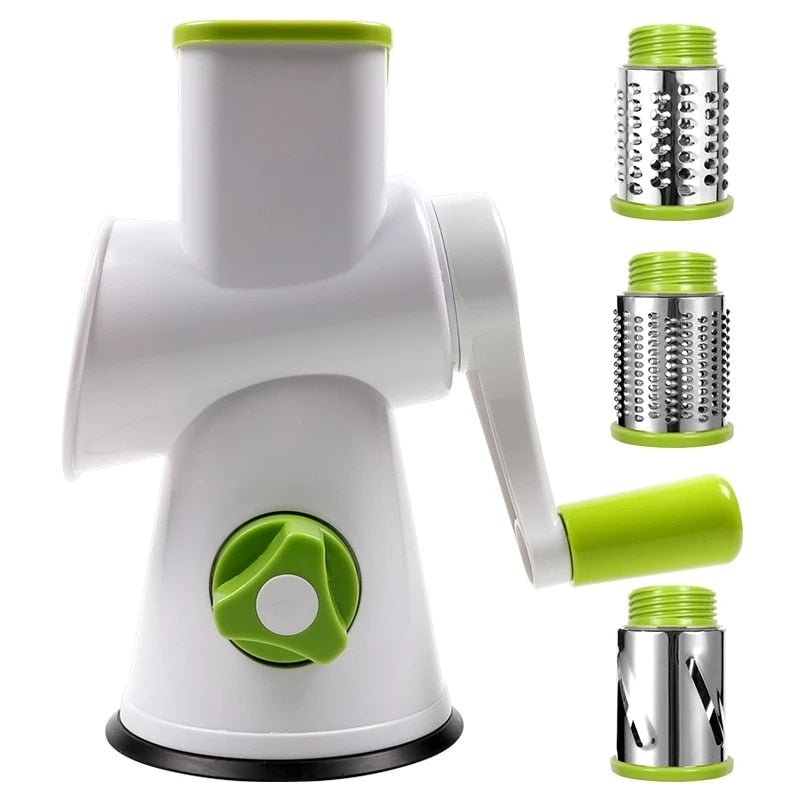 Kitchen Gadgets Manual Vegetable Cutter Slicer Kitchen Tools Multi-functional Round Mandoline Slicer Potato Cheese
