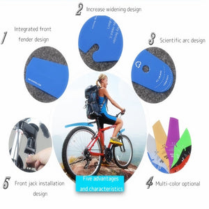 MTB Road Bicycle Mudguard Bike Fender Removable Fenders Wings Ass Savers Fenders MTB Bike Parts Accessories