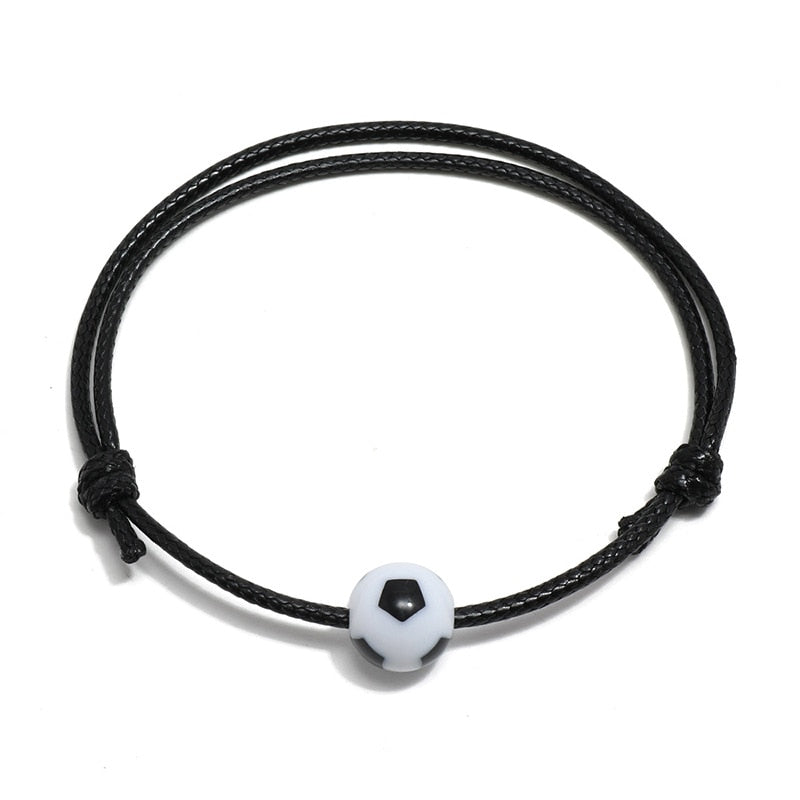 HXMENG Simple Football Fans Souvenir Bracelet Fashion Sports Hand Accessories Gifts Male And Female Bangles Bracelets Jewelry