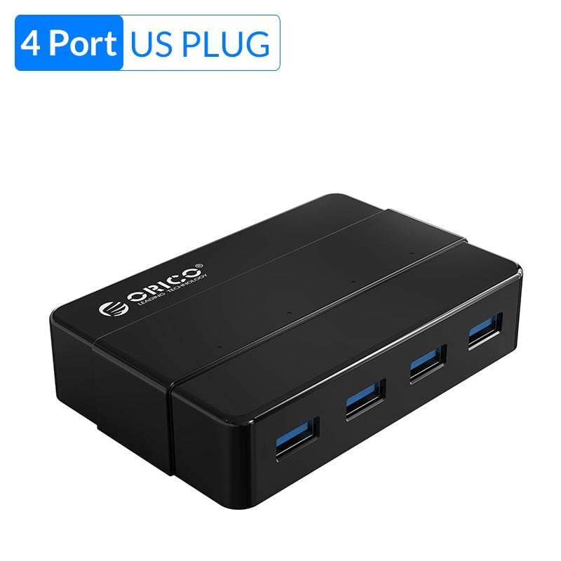 ORICO USB HUB 7/4 Port USB3.0 Desktop HUB with 12V Power Adapter USB Splitter For Computer Accessories