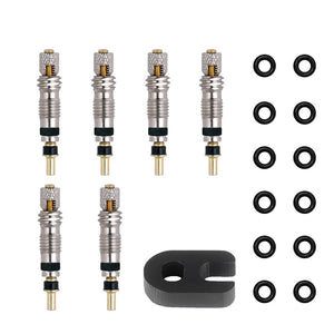 Deemount Top Quality Presta Valve Core 2/6/12PCS Brass CNC FV MTB Road Bike Tubes Service Parts Tool Optional