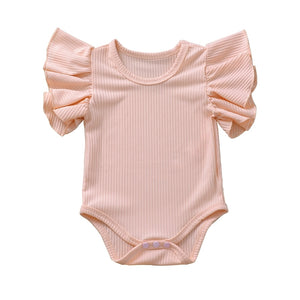 Newborn Body Suit Todder Clothes Set Baby Girl Cotton Short Sleeve Bodysuit Kid Clothes Set Girls Sunsuit Infant Clothing