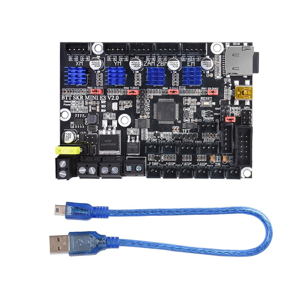 BIGTREETECH SKR MINI E3 V2 32Bit 3D Motherboard TMC2209 3D Printer Parts For Ender 3/5 Pro Upgrade BTT SKR V1.4 Turbo SKR 2