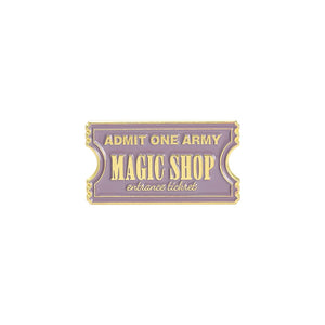 Tickets Enamel Pins Custom Dream Admit One Pass Brooch Lapel Badge Bag Cartoon Jewelry Gift for Kids Friends
