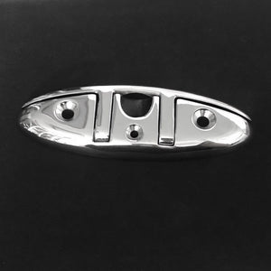 5 inch Stainless Steel Cleat Marine Hardware Foldable Boat Cleats Folding Deck Mooring Cleat Boat Accessories Parts
