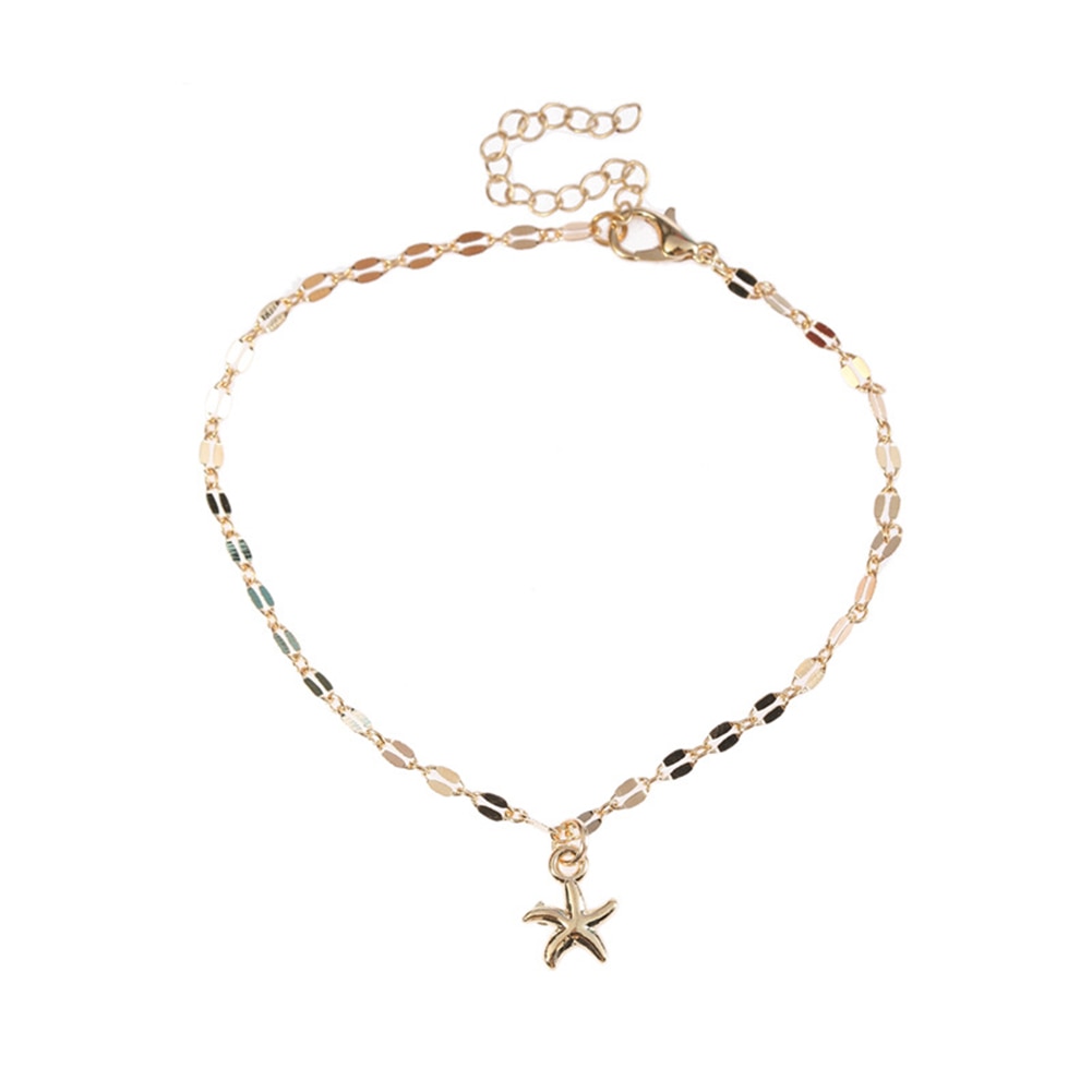 Bohemia Style Starfish Women Anklet Foot Chain Jewelry Ankle Bracelet Femme Cheville Pulseras Tobilleras Mujer