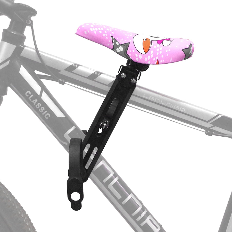 Front Mounted Child mtb Bike Seat for 2 3 4 5 year sold Soft baby seat mountain bicycle frame Quick Release kids saddle parts