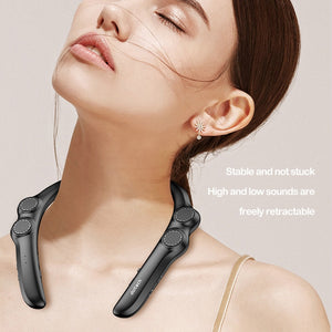 Hang Neck Bluetooth Speaker Wireless 9D Stereo Bass Portable Wearable Player 85g Weight light 4 Speakers for Game Call Sports