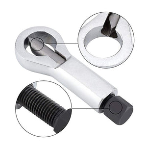 REIZ Nut Splitting Wrench Screw Cracking Spanner Set Adjustable Damaged Nut Remove Extractor Rust-Resistant Heavy Duty Tool Kit