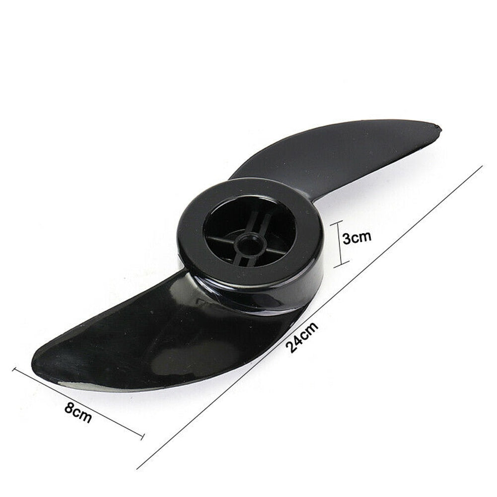 Durable Outboard Motor Electric Engine 2 Blades Replacement Parts Stable Outdoor Boat Propeller Fishing Marine For Haibo ET34L