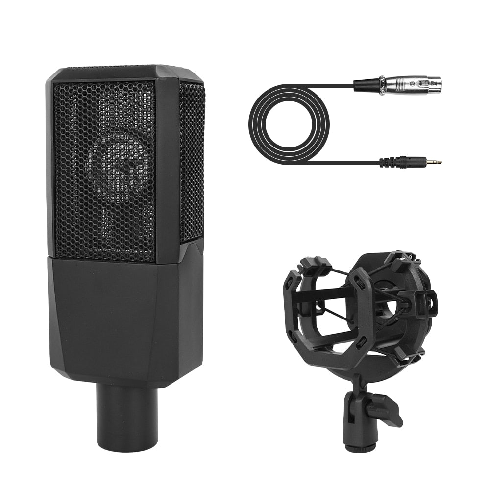 BM1000 Studio Karaoke Gaming Condenser Microphone Kit 3.5MM Professionnel Microfone For Computer Youtube Podcasting Streaming