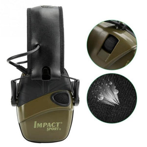 Electronic Shooting Earmuff Anti-noise Impact Ear Protector Outdoor Sport Sound Amplification Headset Foldable Hearing Protector