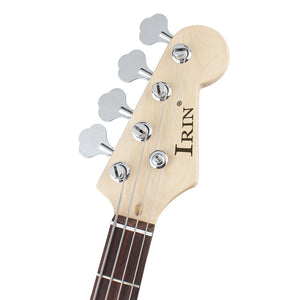 21 Frets 4 String Electric Bass Guitar Sunset Color Basswood Bass Guitar Stringed Instrument With Connection Cable Wrenches