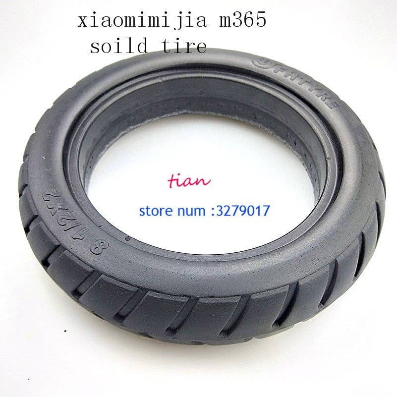 Xiaomi Mijia M365 Scooter Solid Tire Skateboard Tyre Wheels 8 1/2X2 for Xiaomi Electric Skate Board Avoid Pneumatic Tyre Upgrad
