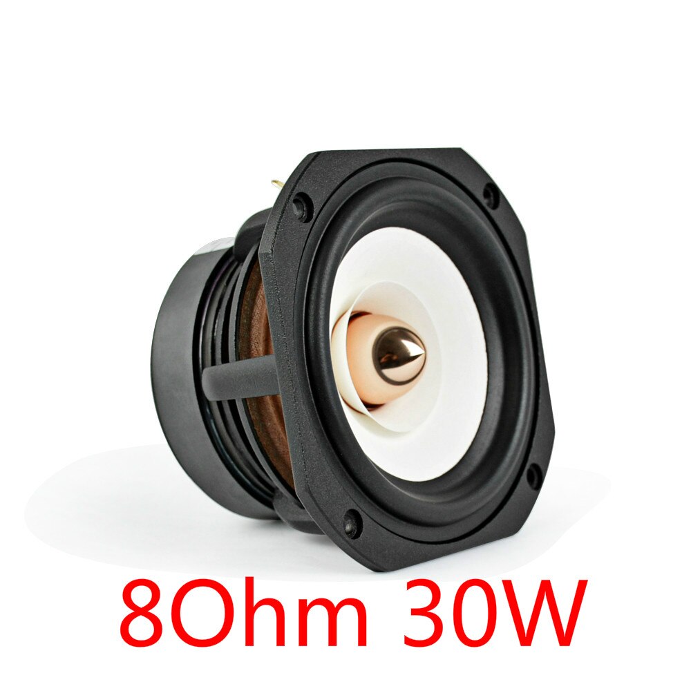 AIYIMA 1Pcs 4 Inch Full Range Speaker Driver 4 8Ohm 30W HIFI Treble Bass Loudspeaker Desktop Bookshelf Audio Sound Speaker