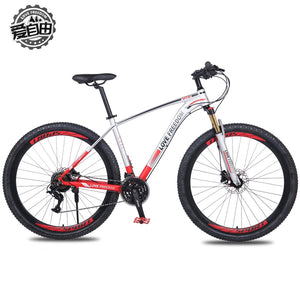 LOVE FREEDOM 19 Inch Big Frame Mountain Bike 21 Speed Aluminum Alloy Bicycle Rim 29 Front & Rear Oil Brakes Bicicleta Road MTB